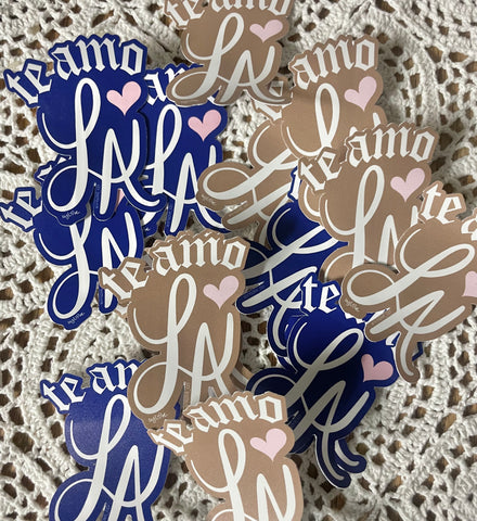 TE AMO LA Sticker