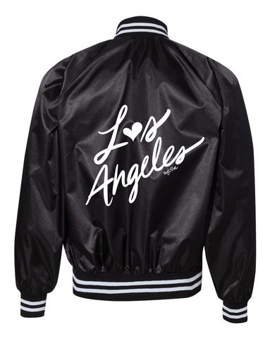 LOS ANGELES Black Bomber Jacket