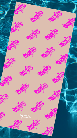 Hot Mom Summer BEACH TOWEL