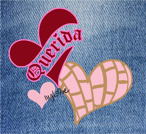 IVYLOVE IRON-ON Concha Pan Dulce Querida PATCH