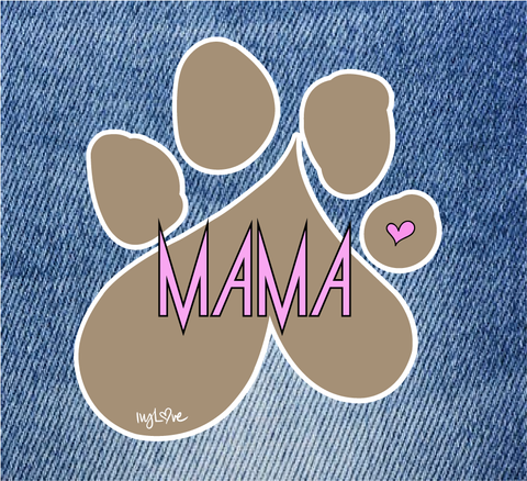 ivyLove IRON-ON DOG MAMA Patch