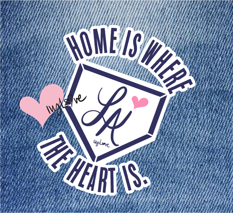 IVYLOVE IRON-ON Home is Where the Heart Is PATCH