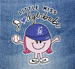 ivyLove iron -on LITTLE MISS DODGERBABE Patch