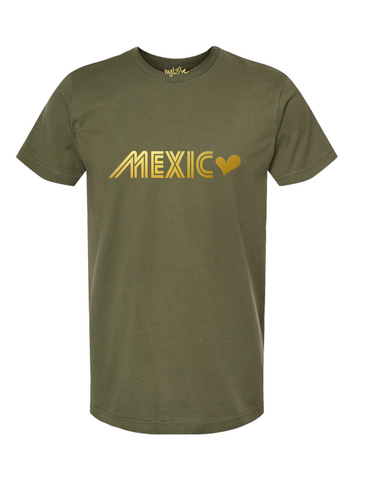 MEXICO Vintage soft Olive Tee