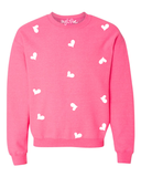 Neon Hearts ivyLove Valentine Sweatshirt