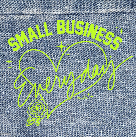 IVYLOVE IRON-ON Small Business Everyday PATCH