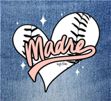 ivyLove iron -on BASEBALL / SOFTBALL MADRE Patch