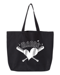 BASEBALL MADRE Large Beach tote