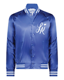LA Retro Satin Bomber Jacket