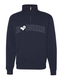 LA D Quarter Zip Unisex Sweatshirt