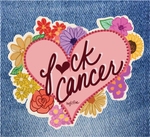 ivyLove iron -on FCK CANCER Patch