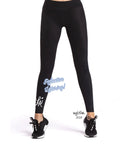 Reflective LA moisture wicking leggings