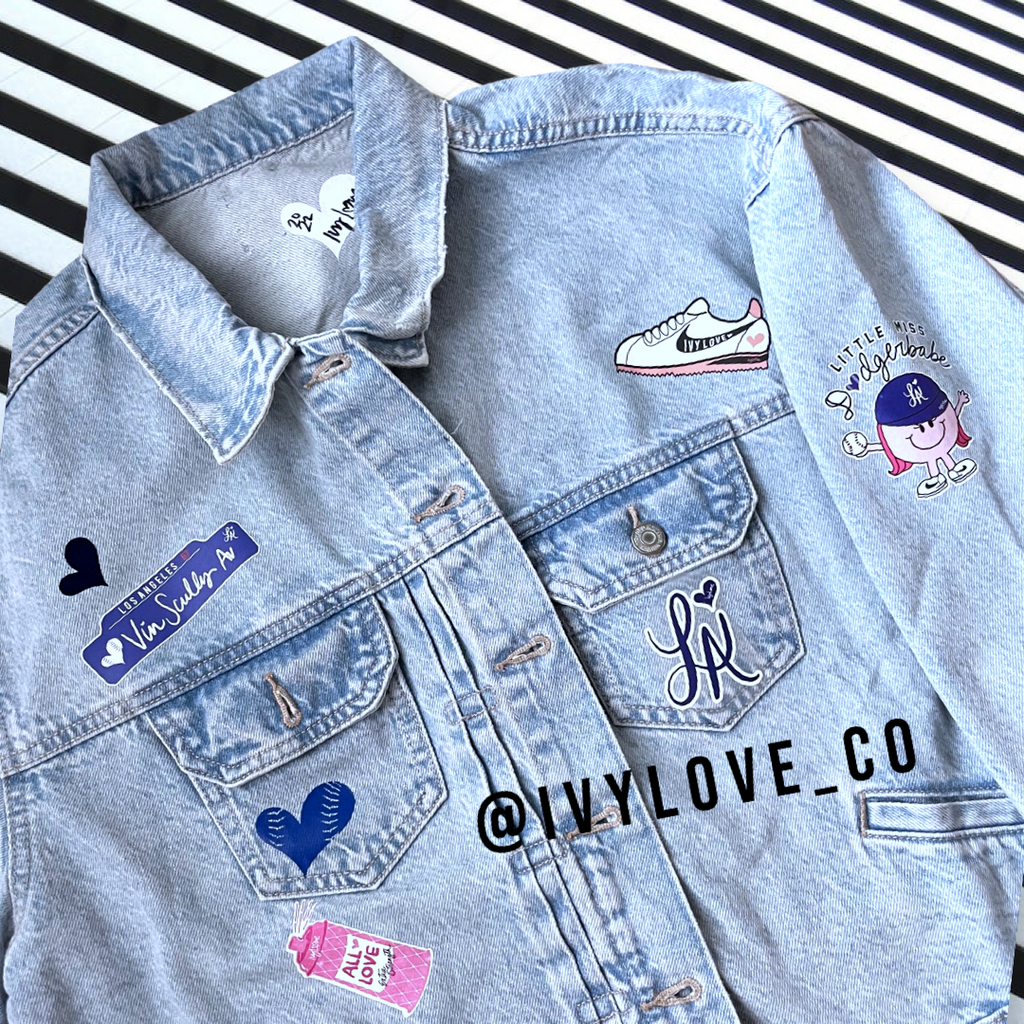 dodgers jean jacket