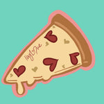 ivyLove IRON-ON Pizza PATCH