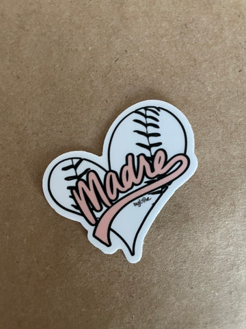 Baseball MADRE ivylove WEATHERPROOF STICKER