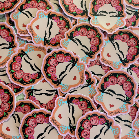 Frida ivylove WEATHERPROOF STICKER