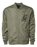 Los Angeles Olive Bomber Jacket (UNISEX)