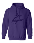 LOS ANGELES purple on purple Hoodie
