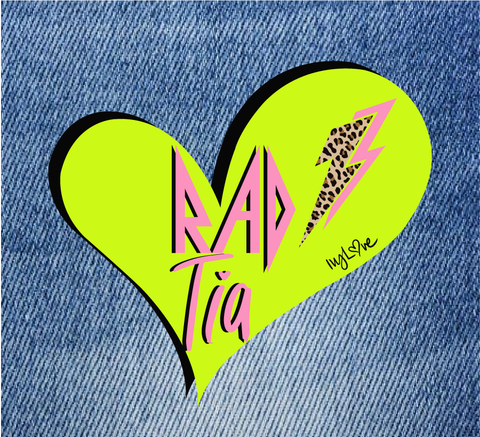 ivyLove iron-on RAD TIA Patch