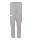 IVYLOVE SIGNATURE CLASSIC FLEECE OPEN LEG SWEATS