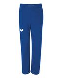 IVYLOVE SIGNATURE CLASSIC FLEECE OPEN LEG SWEATS